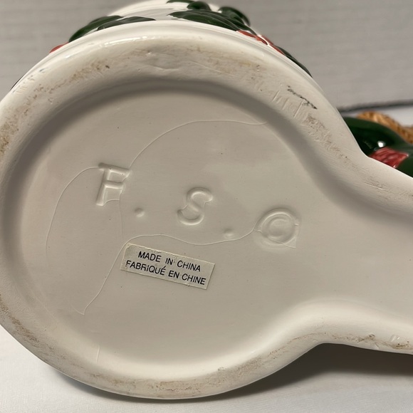 Holiday Bear and Mistletoe Christmas Coffee Mug. Very Unique. - Picture 4 of 12